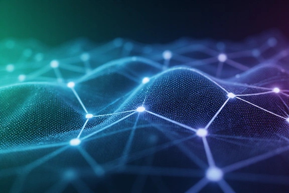 Abstract image representing communication or connection, clean, modern, no text