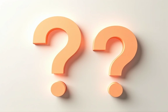 Abstract image with question marks and thought bubbles